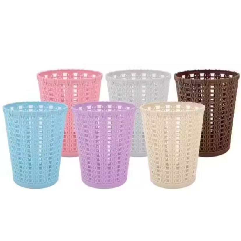 Kit Com 3 Cesta Organizadora para Caneta de Plástico Porta Pincel Lapis Maquiagem