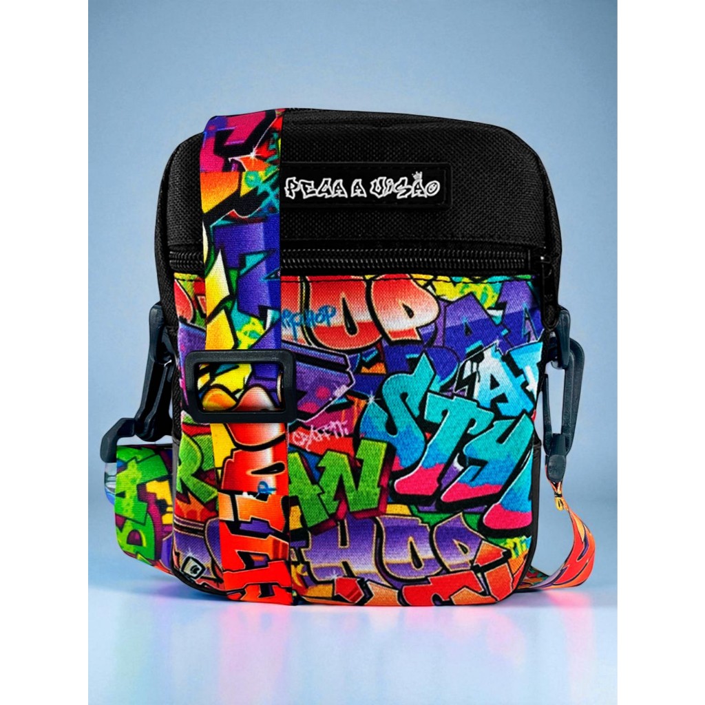 Shoulder bag transversal mini bolsa Pega a Visao Grafitte