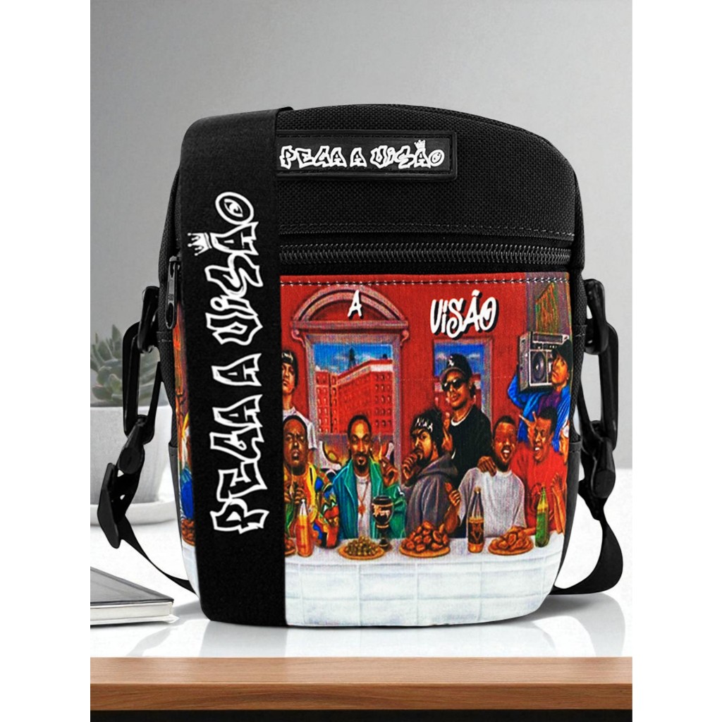 Shoulder bag transversal mini bolsa Pega a Visao Santa Ceia Rappers