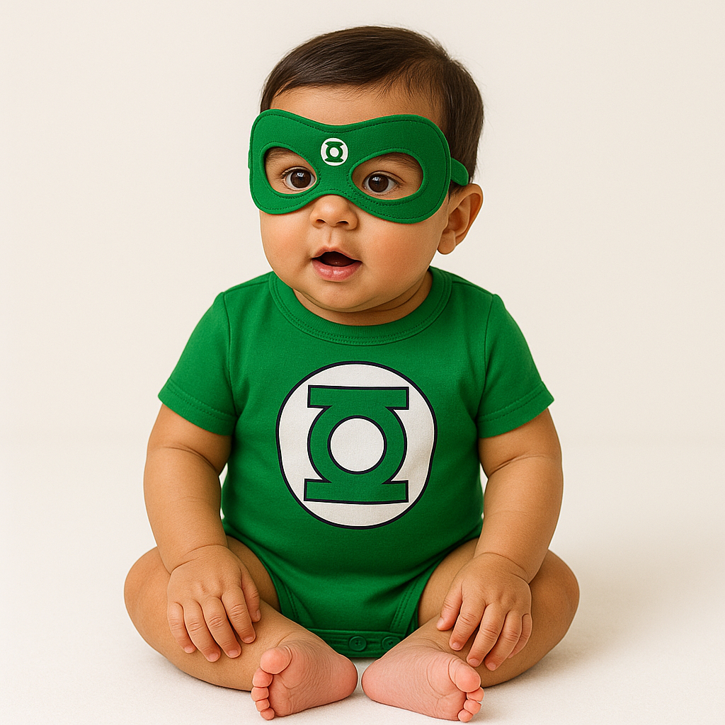 Body Bebê Infantil Menino Mêsversário Temático Lanterna Verde Super Confortável Promoção em Oferta na Shopee
