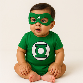 Body Bebê Infantil Menino Mêsversário Temático Lanterna Verde Super Confortável Promoção em Oferta na Shopee