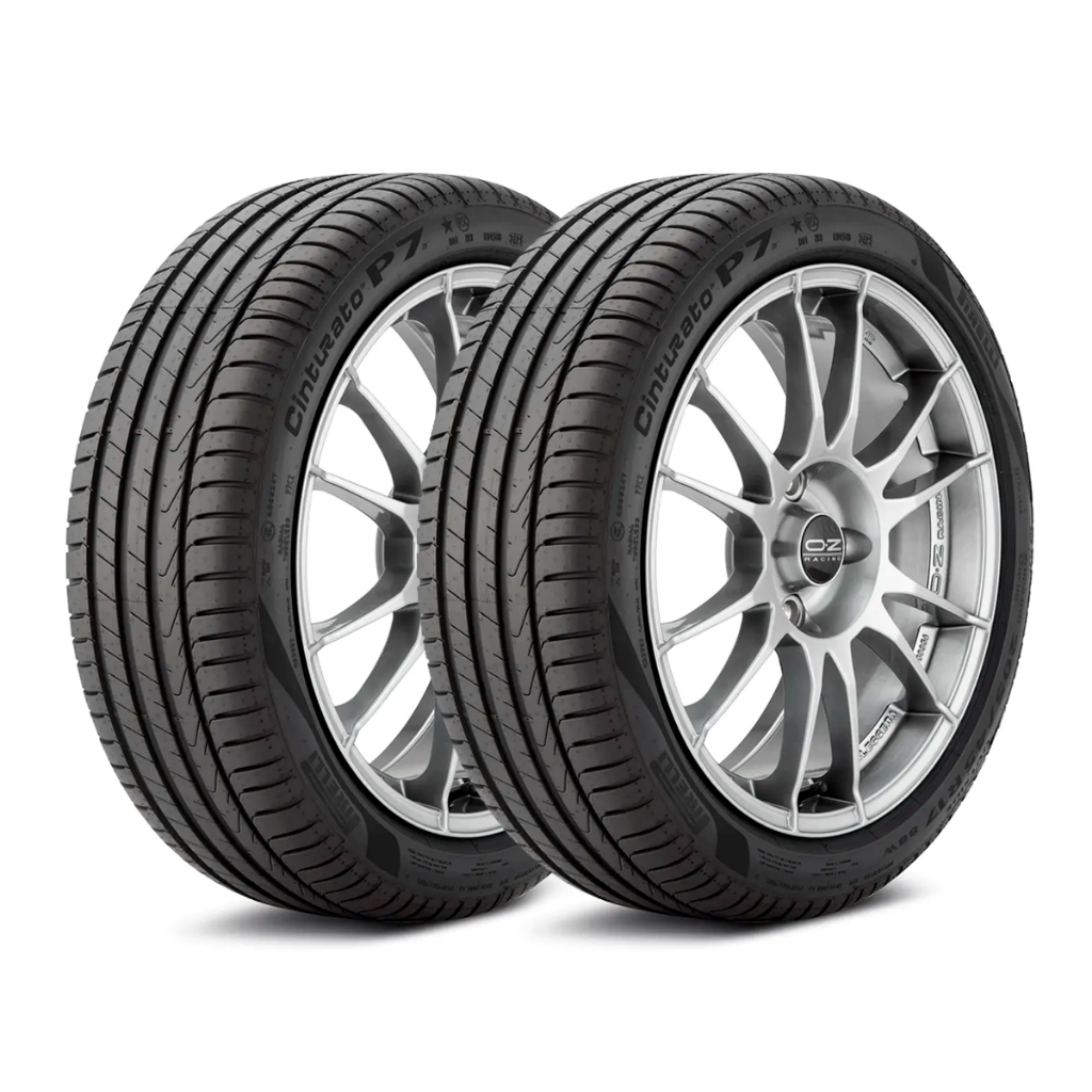 Kit 2 Pneus 215/50R17 Pirelli Cinturato P7C2 91V em Oferta na Shopee