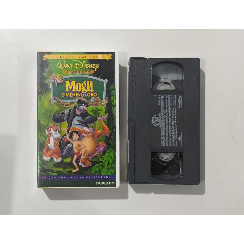 Filme Vhs - Mogli O Menino Lobo - Disney