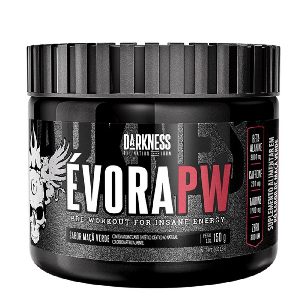 Pré Treino Évora PW Darkness Maça Verde 150g Integralmédica