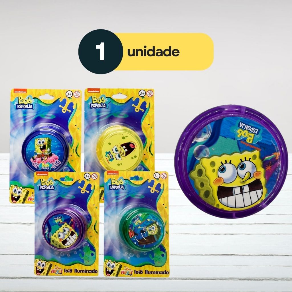 Ioiô Iluminado Bob Esponja Luzes LED Brinquedo Divertido em Oferta na Shopee