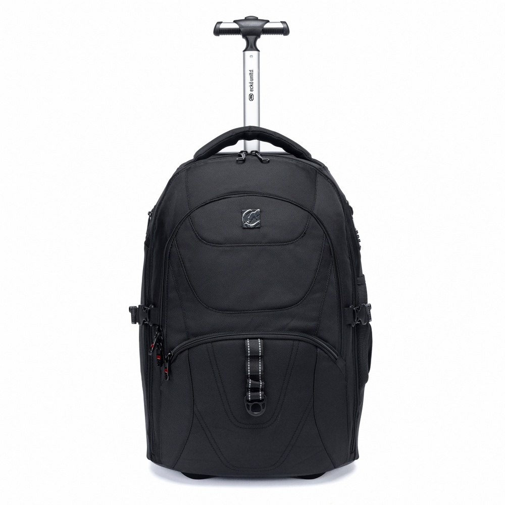 Mochila Rodinhas Executiva Reforçada Ecko Preta