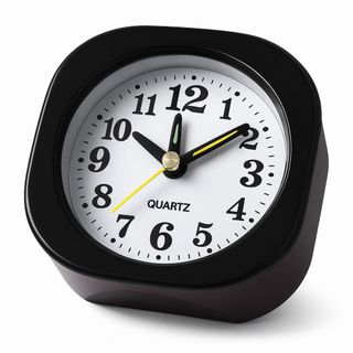 Despertador relógio analógico de mesa quadrado c/som alto LP72 TG