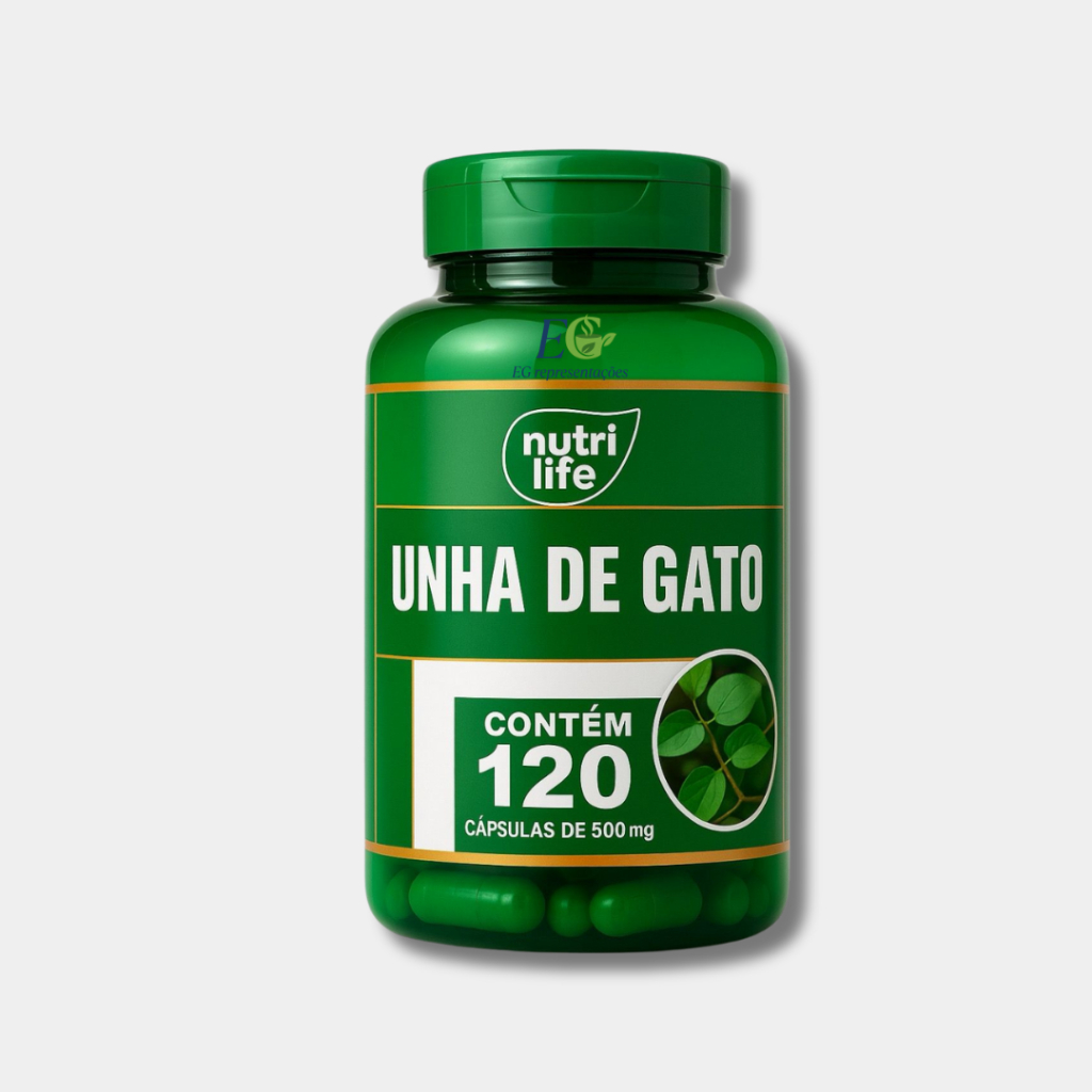 Unha.Gato Premium Nutrilife – 120 Cápsulas em Oferta na Shopee