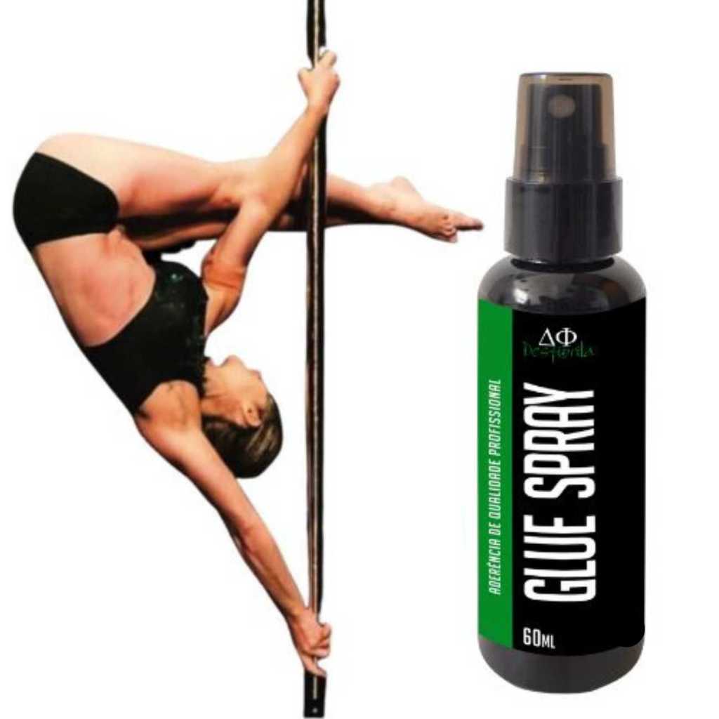 Grip Cola em spray Para Pole Dance - Glue Spray Desfibrila® em Oferta na Shopee