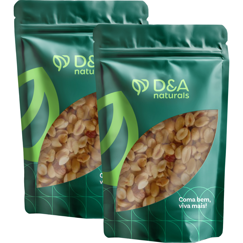 Amendoim Torrado Sem Pele Com Sal ou Sem Sal 2kg em Oferta na Shopee