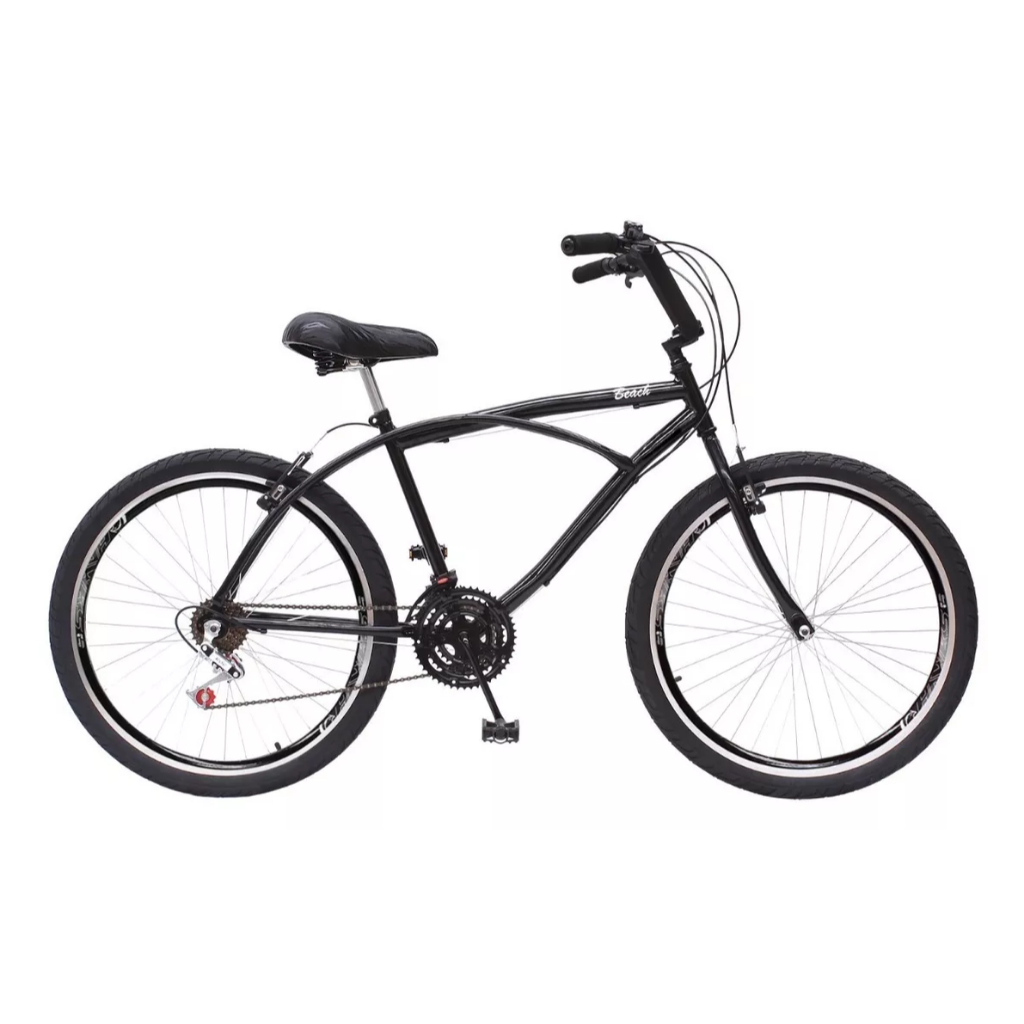Bicicleta Caiçara Beach Aro 26 Praiana Confort 18V KRS