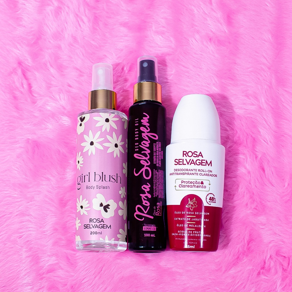 Kit Girl Blush - Óleo -  Desodorante - Beauty