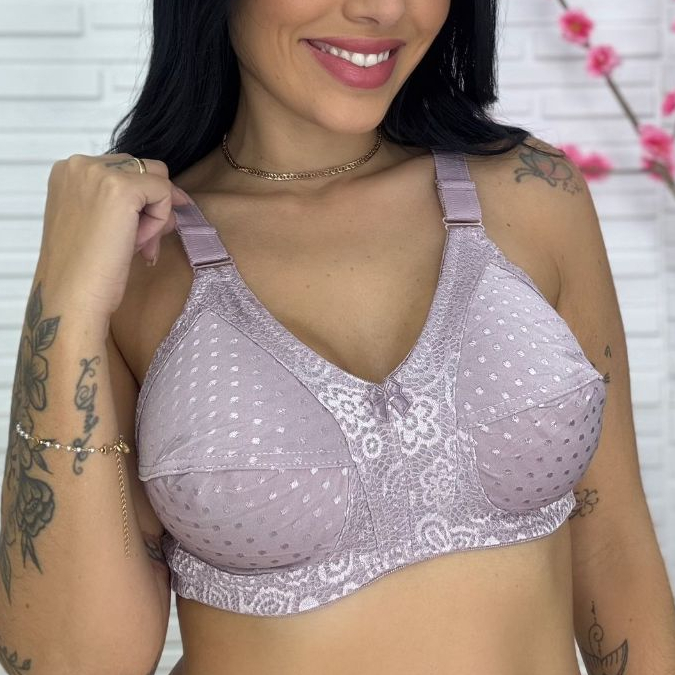 Sutiã Plus Size Reforçado Cetinete Liso Sem Bojo Sem Aro Alta Sustentação Modelador Moda Lingerie em Oferta na Shopee