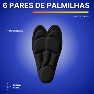 Kit de Palmilhas Ergonômicas 5D Anatômica e Alivio de Dores em Oferta na Shopee