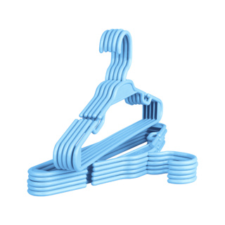 20 Cabide Infantil Azul 5,5mm Plástico Para Roupa Bebê e Criança em Oferta na Shopee