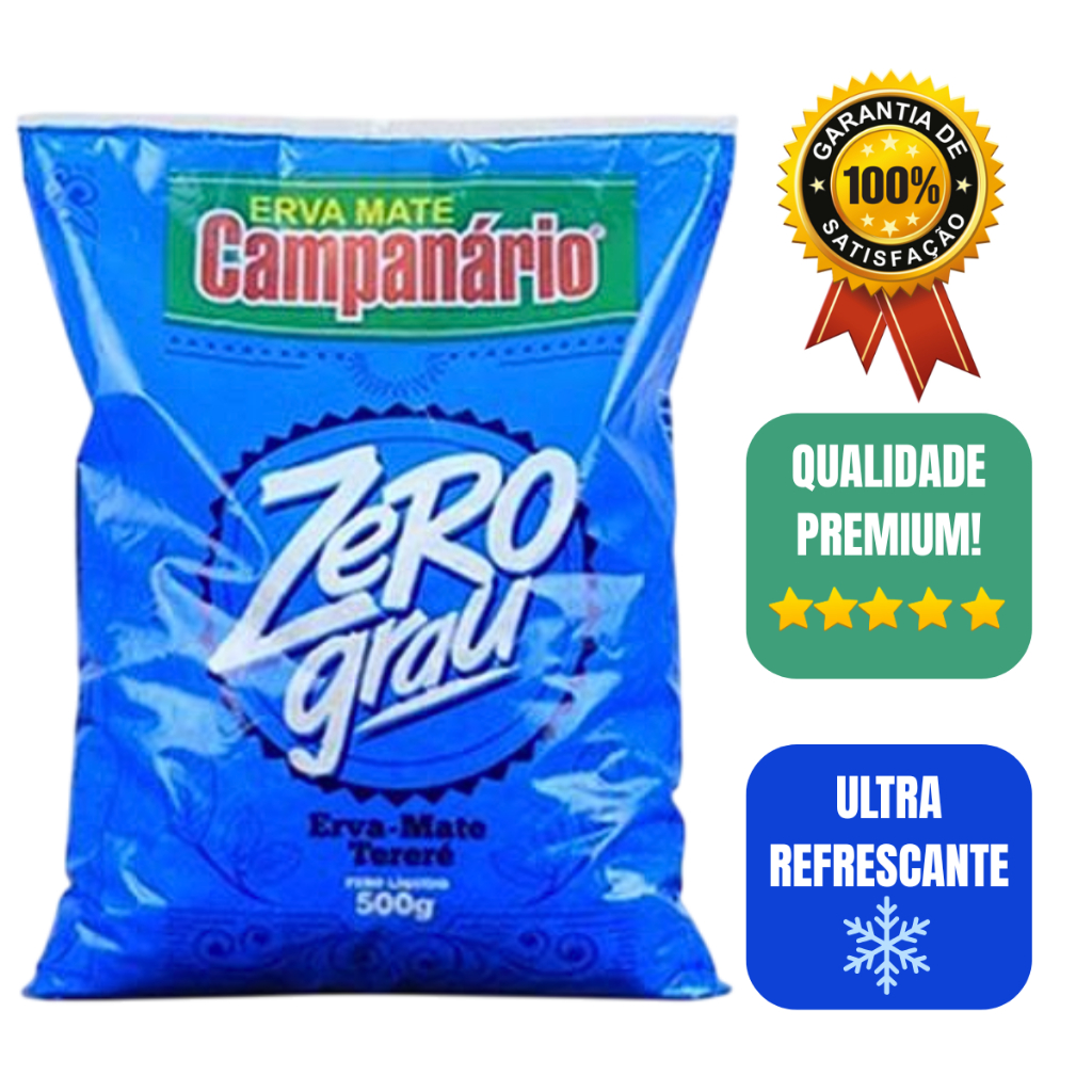 Erva Mate Campanário Zero Grau 500g Tereré