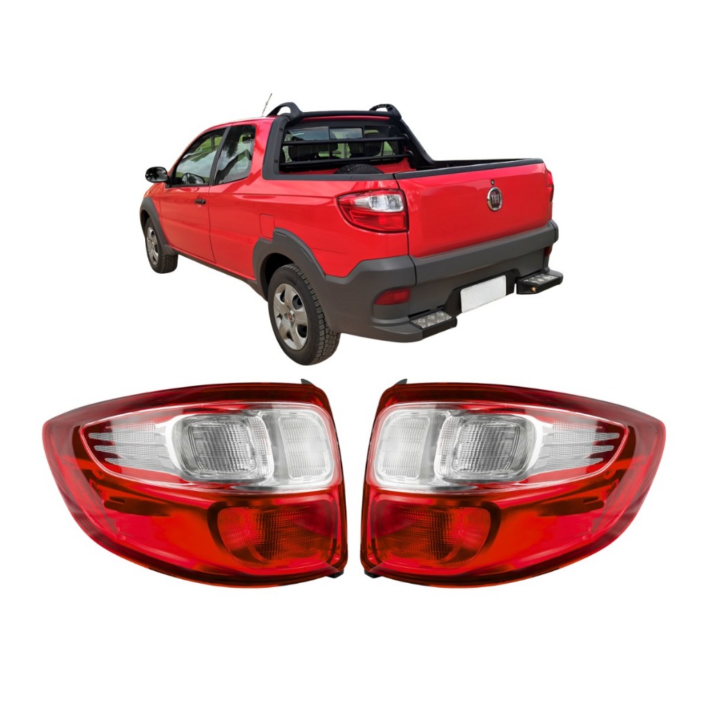 Lanterna Strada Working Traseira Bicolor 2014 2015 Até 2019 em Oferta na Shopee
