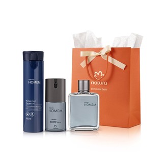 Kit Homem Clássico (Perfume, Desodorante, Shampoo) Natura