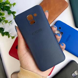 Capa Textura De Couro Para Samsung  J6 / CF50 em Oferta na Shopee