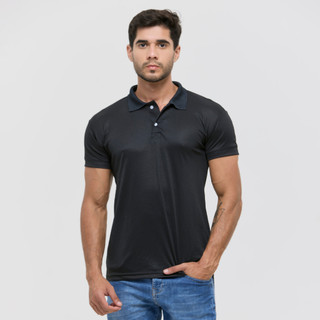Camisa polo masculina piquet poliester