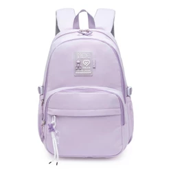 Mochila Yupe Escolar Juvenil Lilás Reforçada Passeio