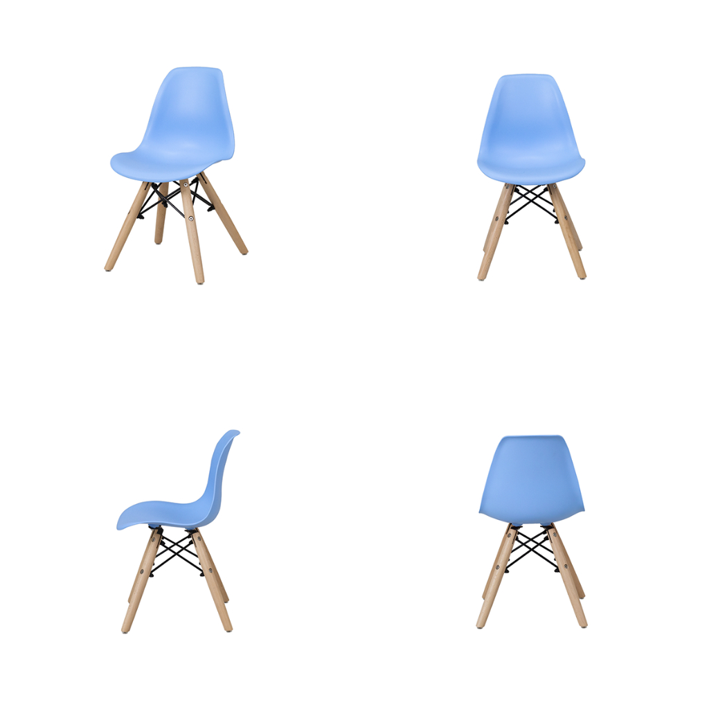 Cadeira Infantil Charles Eames Polipropileno Colorida para Crianças para Brinquedoteca Quarto e Recreação · foto 2