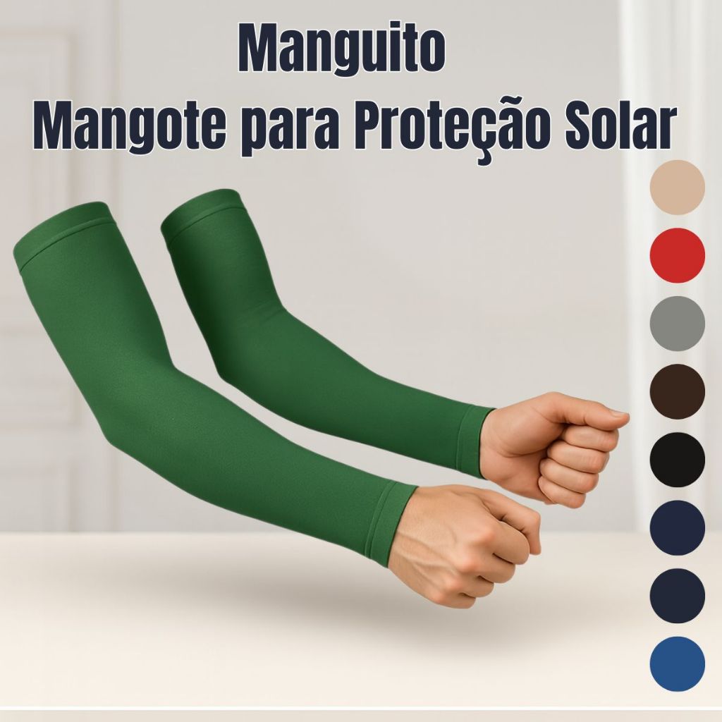 Manguito - Mangote para Proteção Solar – Ideal para Moto, Ciclismo e Esportes ao Ar Livre em Oferta na Shopee