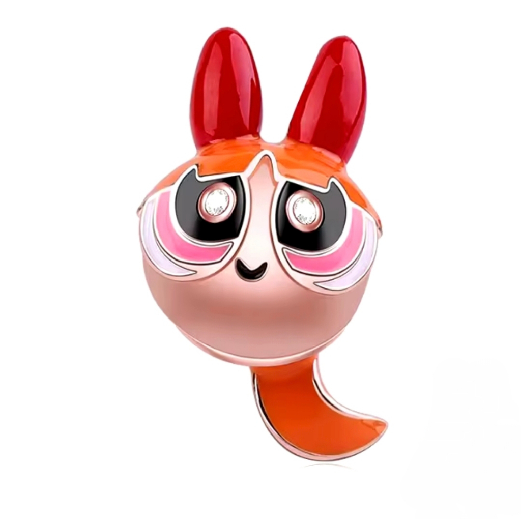 Berloque Pingente Prata Meninas Superpoderosas Florzinha Lindinha Docinho Desenho Clássico Charme