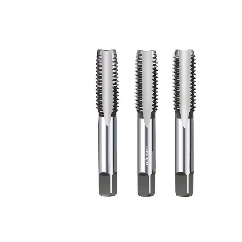 Jogo Macho Manual M13 X 1,5 Aço Carbono Restaurar Roscas Danificadas - 3 Peças