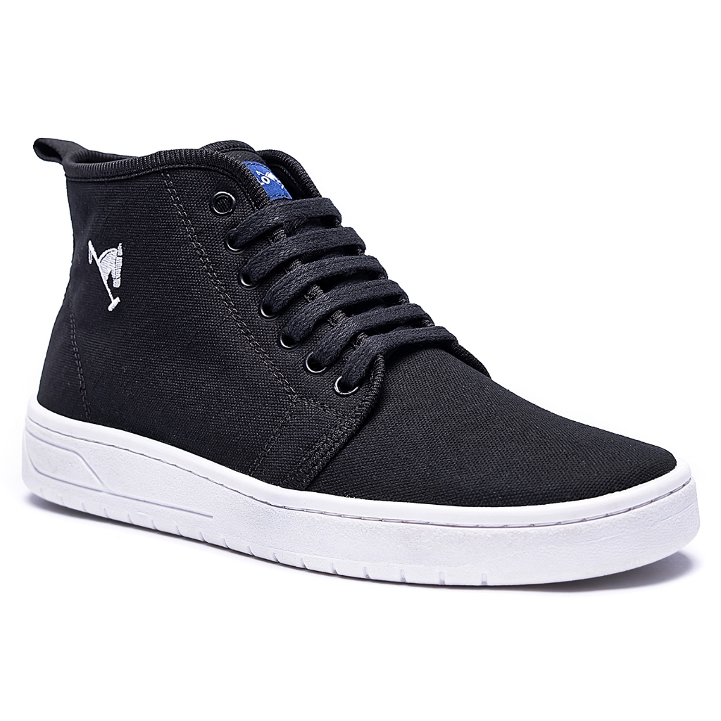 Sapatenis Tenis  Masculino Cano Alto Polo Joy Tenis Promoção Barato+carteira