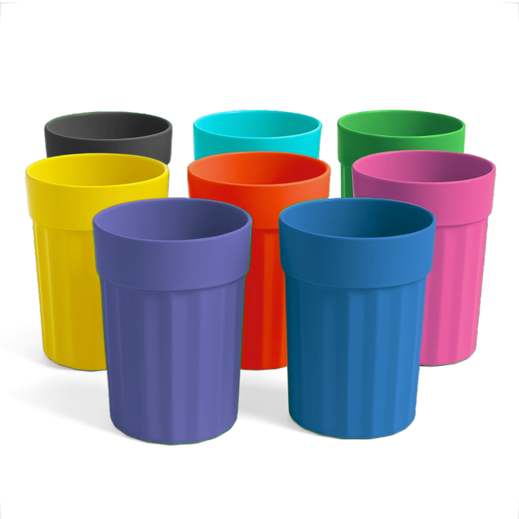 Kit Copos 350ml Plástico Reutilizável Premium 25 Copos para Eventos, Festas e Uso Diário em Oferta na Shopee