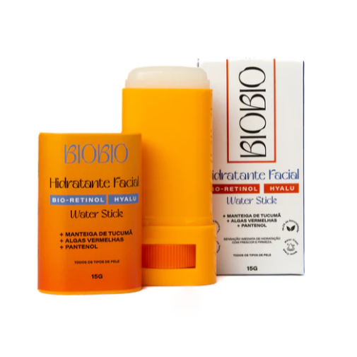 Hidratante Facial Em Bastão Bio-retinol Hyalu Fps42 Biobio