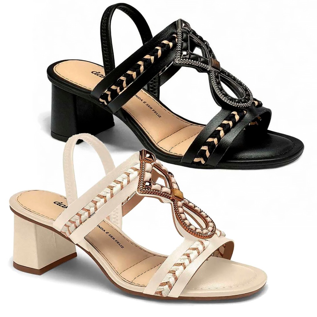 Sandalia Dakota Salto Medio Bloco Feminina Y7961 - Women Shoes