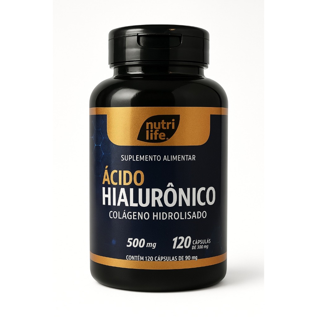 Acido hialuronico - 120 cápsulas - NUTRI LIFE em Oferta na Shopee