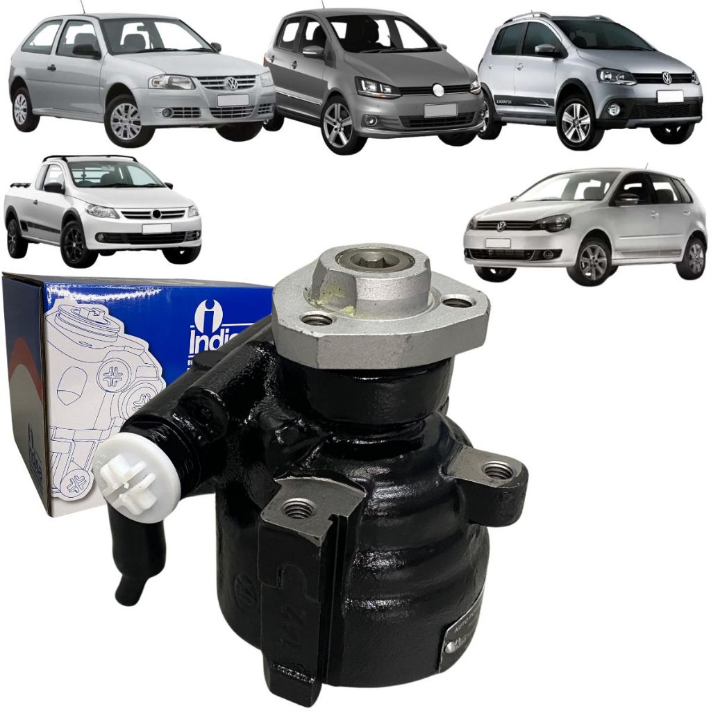 Bomba Direção Hidráulica Para Volkswagen Gol Fox G5 G6 1.0 1.6 8V Com Motor EA111 em Oferta na Shopee