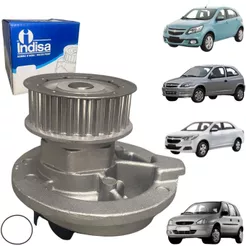 Bomba D'Água Indisa 252003 Para Chevrolet Astra Kadett Vectra S10 Blazer Omega 2.0 2.2. 2.4 1994 1995 1996 Até 2019