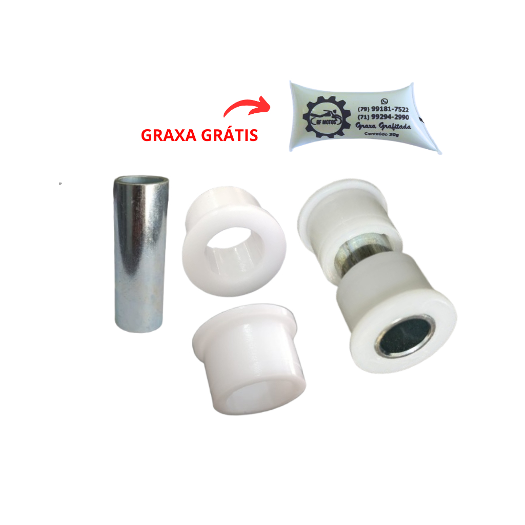 Bucha Quadro Elástico Balança Cg/titan/fan 125/150/160 em Oferta na Shopee