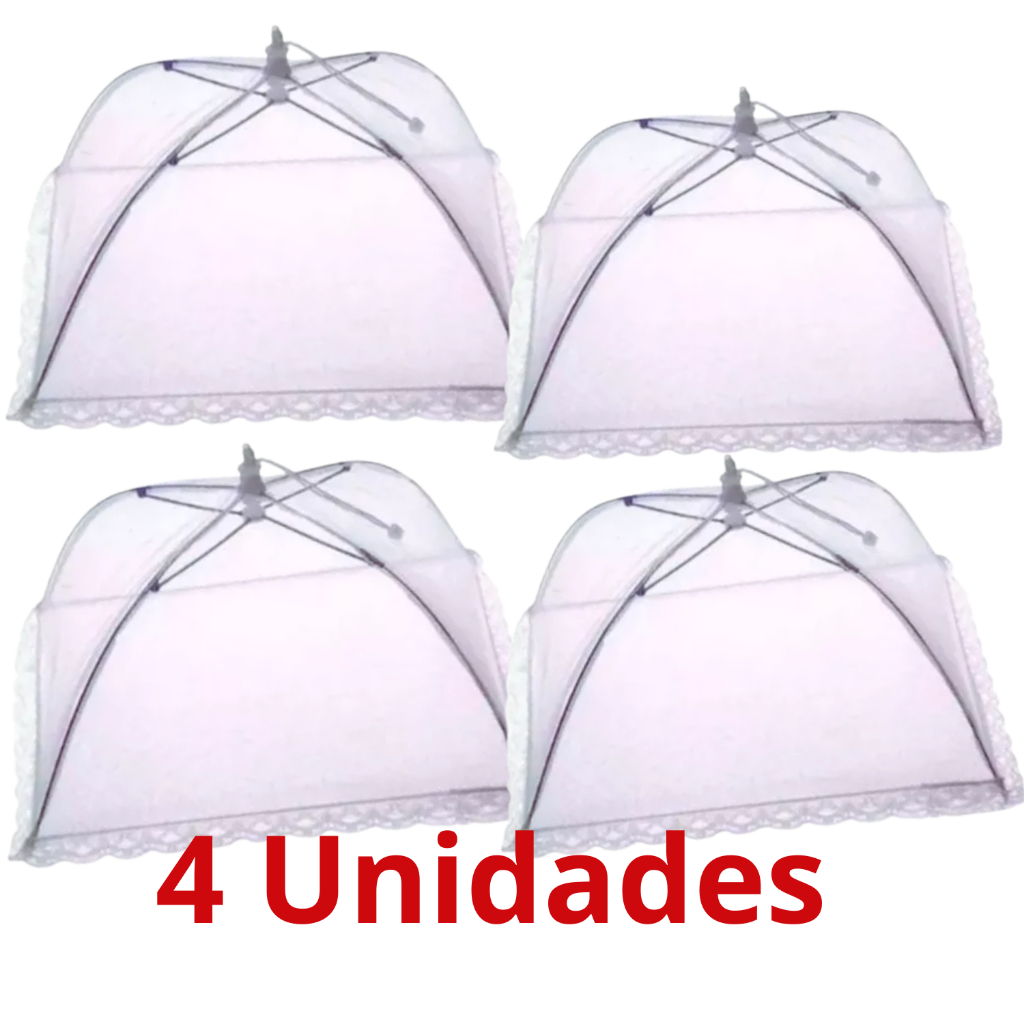 Protetores De Alimentos Tela Mosquiteiro Mesa Tule Anti-mosca