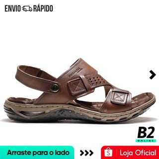 Sandália Pegada Tiras Masculina Original Com Nota Fiscal e Garantia