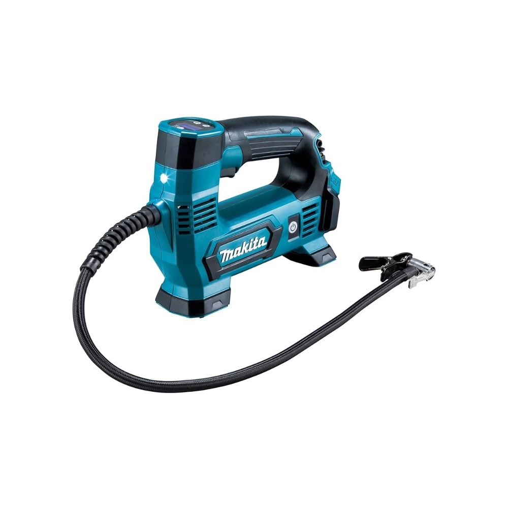 Compressor de Ar Portátil 12V a Bateria para Pneus, Veículos e Infláveis Sem Bateria- MP100DZ-Makita