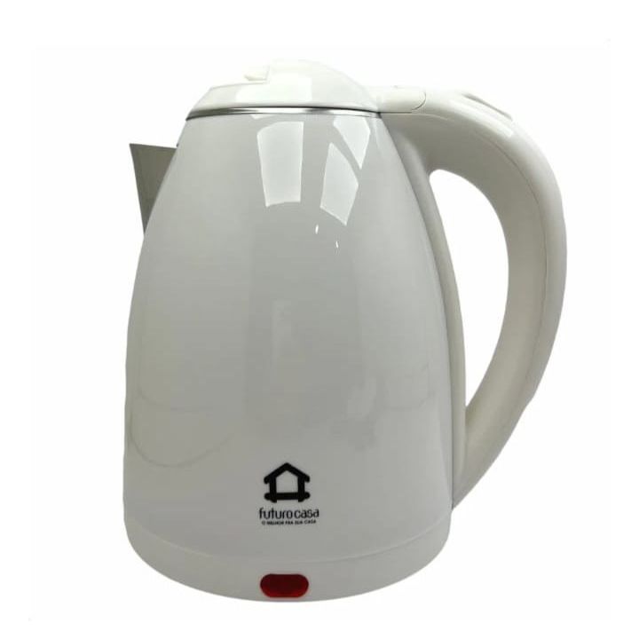 Chaleira Elétrica 1,8l 110v/220v Café Chá Água Quente Branco/Preto/Inox Melhor