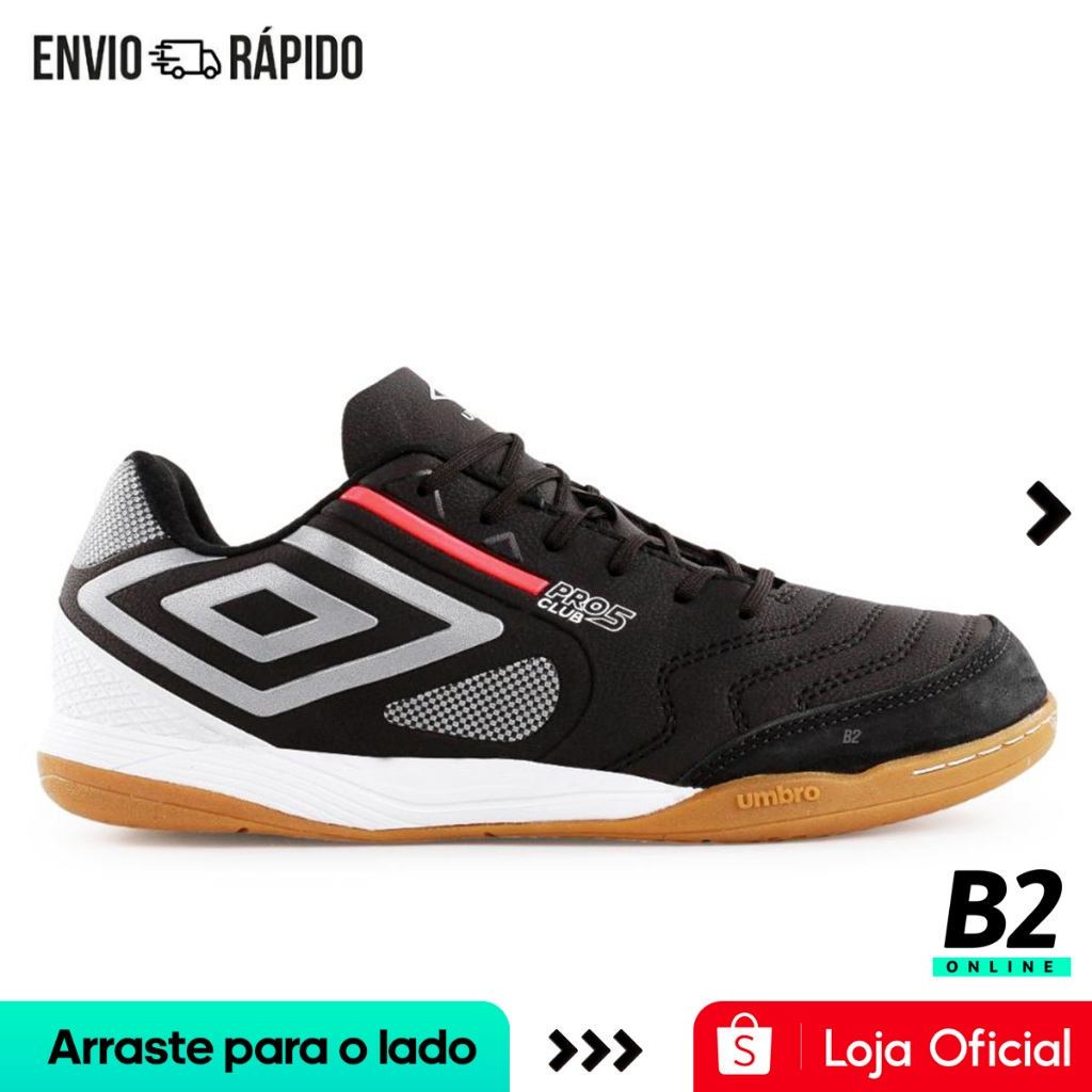 Chuteira Futsal Umbro Pro 5 Bump Club Masculina Original Com Nota Fiscal e Garantia em Oferta na Shopee