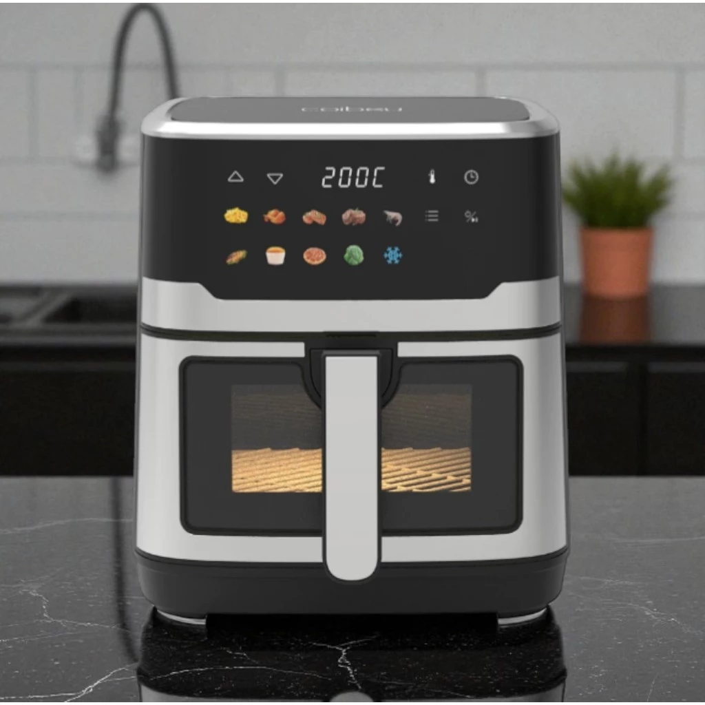 Forno Elétrico Multifuncional 110v Inox Tela Inteligente Sem Óleo Multifuncional Cozinha — imagem 1