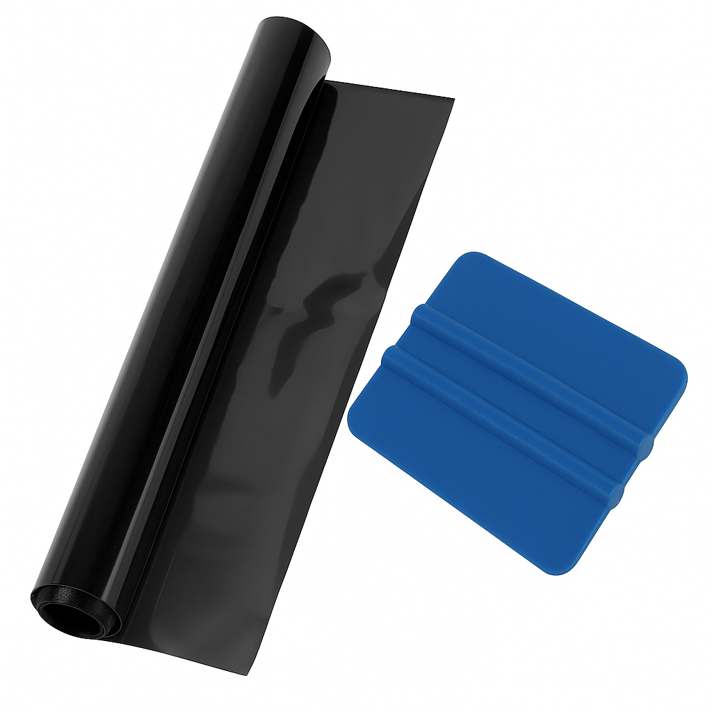 Kit Insufilm Fumê + Espátula Para Aplicação 0,50 x 5,00m G20 G5 e G35 Original Fácil Aplicação Premium