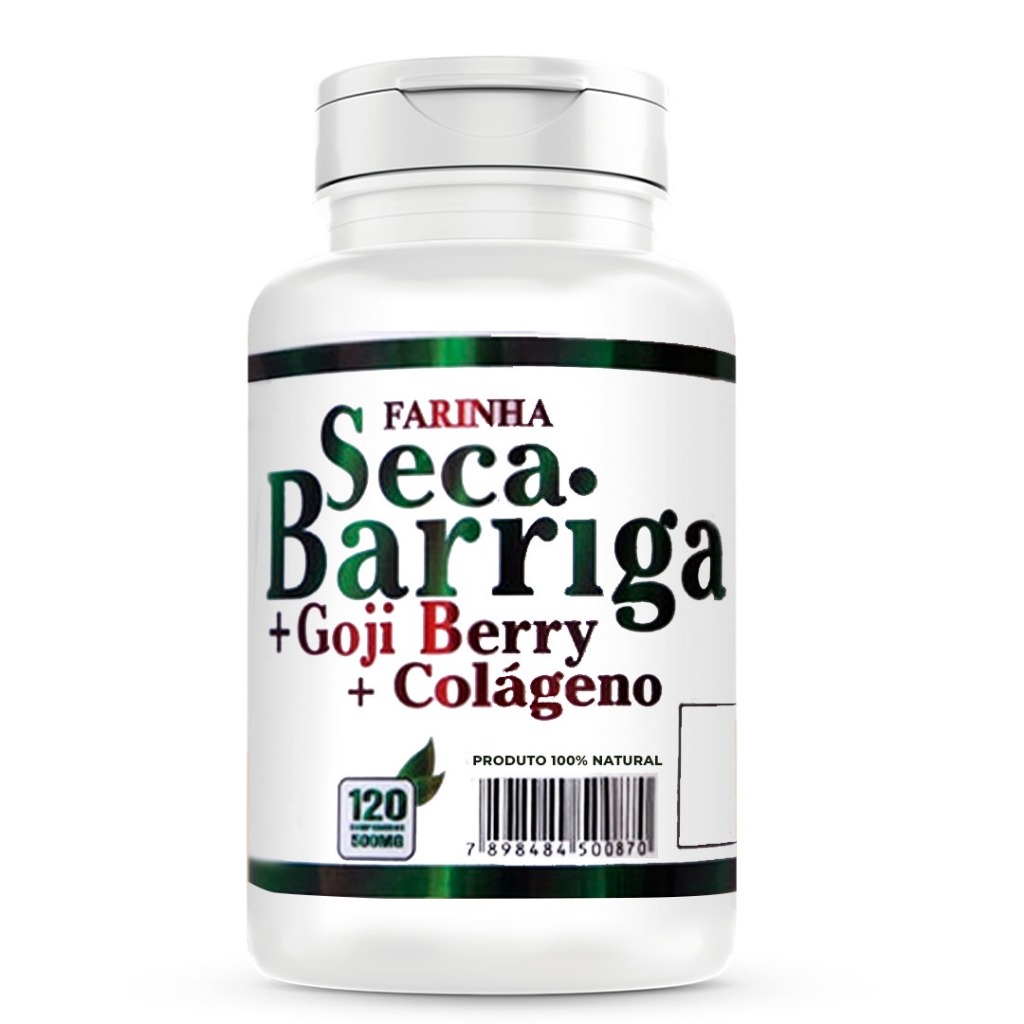 Sec Farinha Detox com Colageno Hidrolisado Rico em Fibras 120 comprimidos