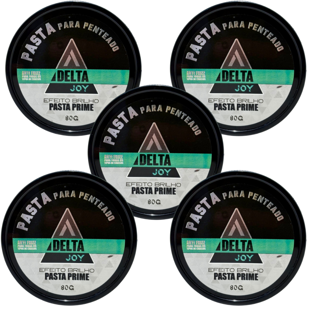 Pasta Modelador de Cabelo Delta Joy 80g Efeito Brilho Fixação e Estilo