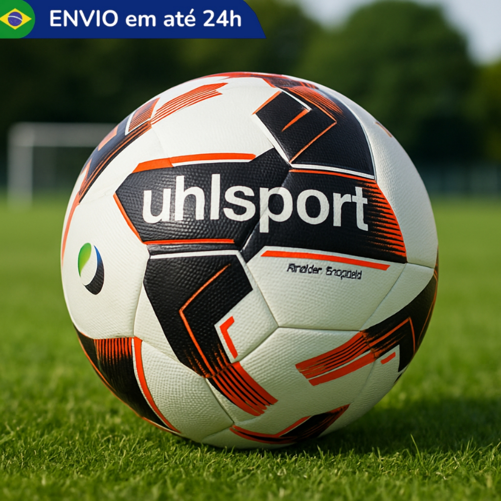 Bola Futebol Uhlsport Resist Synergy Campo Society Grama Natural e Sintética Profissional Oficial