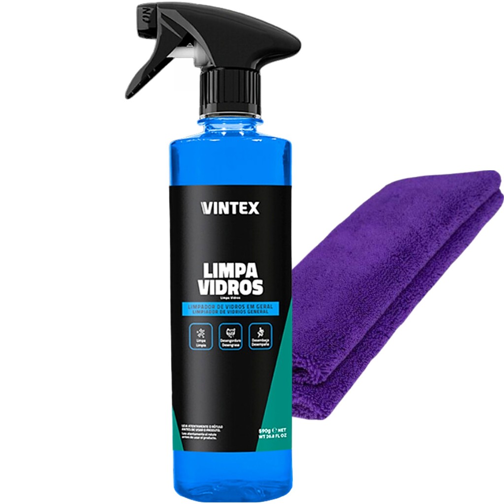 Limpa Vidros 500ml Vintex Vonixx Limpeza De Vidros