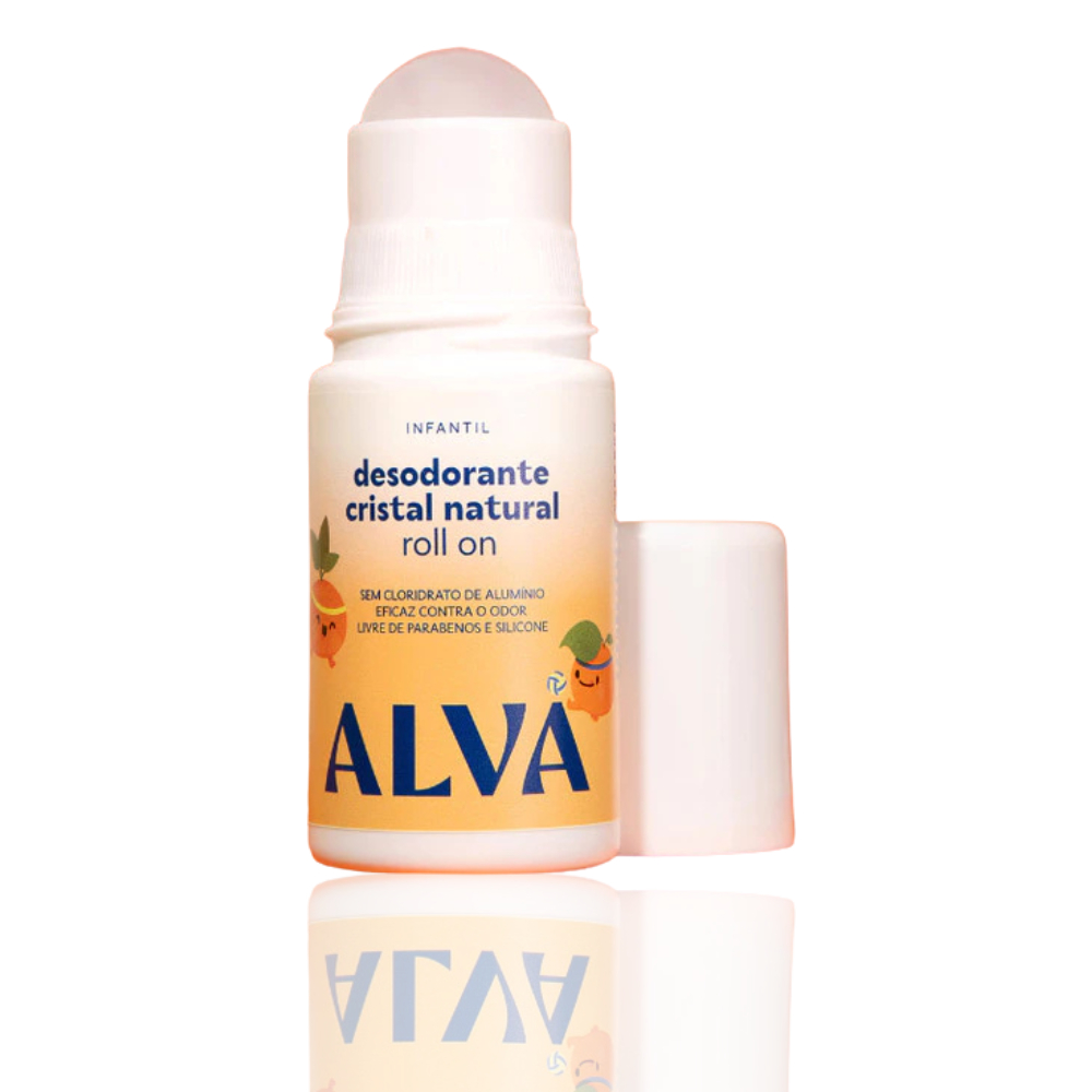 Desodorante Roll On Infantil Laranja Doce 50ml Alva em Oferta na Shopee
