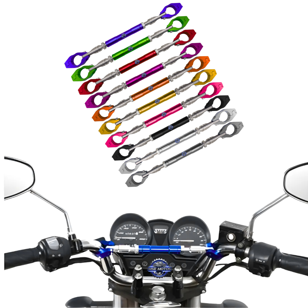 BARRA ESTABILIZADORA PARA GUIDÃO MOTO - REFORÇO ANTI AMASSADO DIREÇÃO em Oferta na Shopee